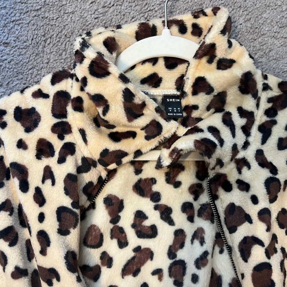 SHEIN leopard jacket